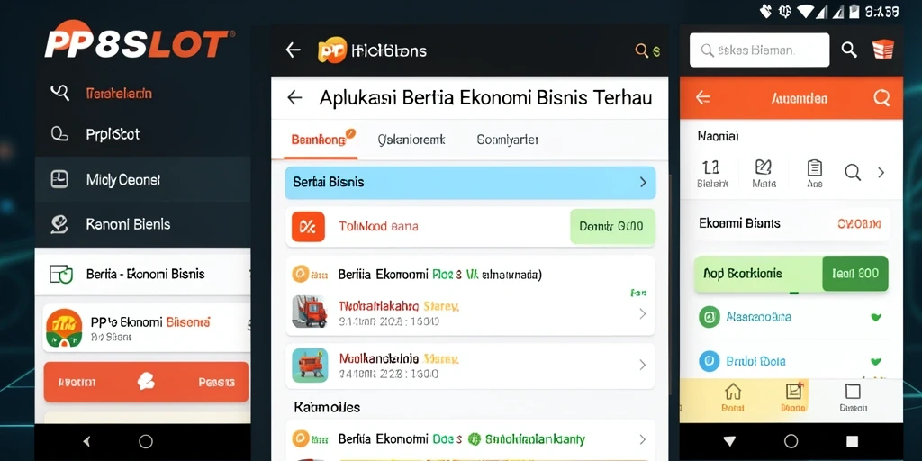 Tampilan antarmuka user-friendly dari PP8SLOT untuk berita Ekonomi Bisnis.